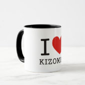 I love Kizomba Tasse (Vorderseite Links)