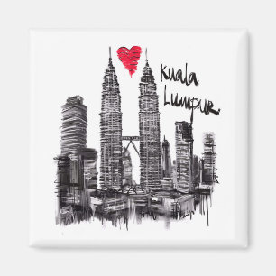 I love Kuala Lumpur Magnet