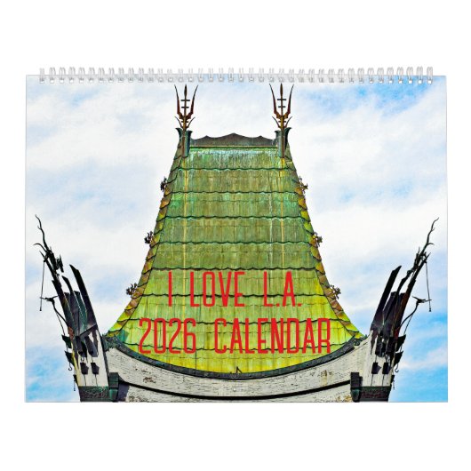 I LOVE L.A. 2026 Calendar Kalender (Titelbild)