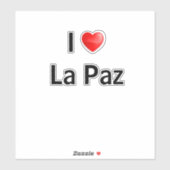 I love La Paz Aufkleber (Blatt)