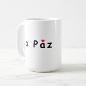 I love La Paz Kaffeetasse (Vorderseite Links)