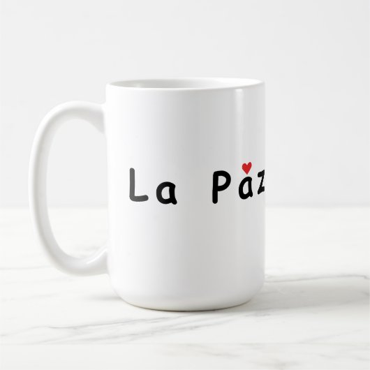 I love La Paz Kaffeetasse (Links)