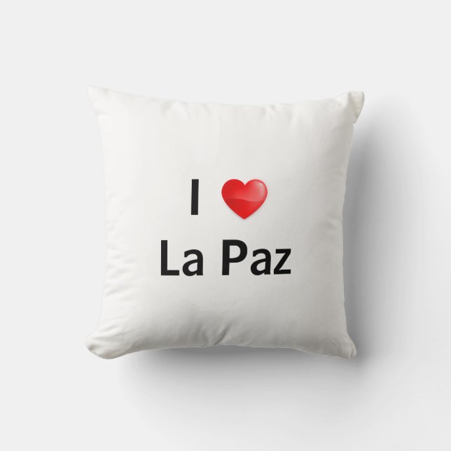 I love La Paz Kissen (Vorderseite)