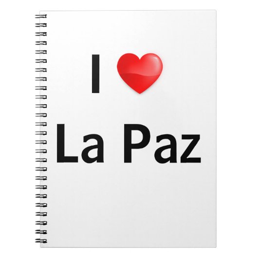 I love La Paz Notizblock (Vorderseite)
