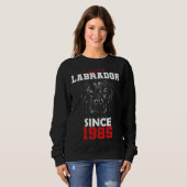 I love labrador since 1985 sweatshirt (Vorne ganz)