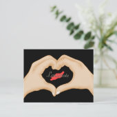 I love Lanzarote Postcard Postkarte (Stehend Vorderseite)