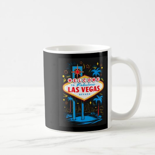 I Love Las Vegas Nevada City Vegas Souvenir Las Ve Kaffeetasse (Rechts)