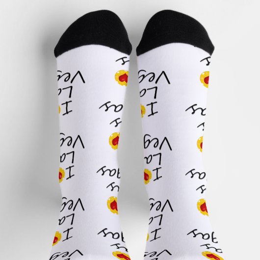 I Love Las Vegas Socken (Oben)