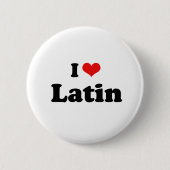 I Love Latin Tshirt Button (Vorderseite)
