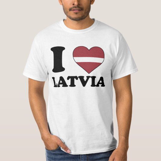 I love Latvia T-Shirt (Vorderseite)