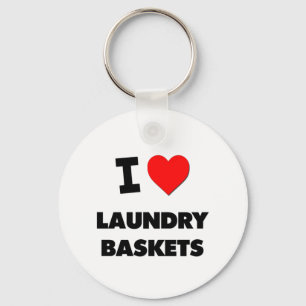I Love Laundry Baskets Schlüsselanhänger
