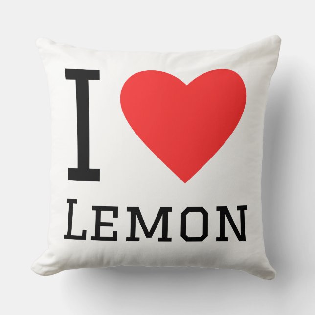 I love lemon kissen (Vorderseite)