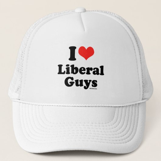 I LOVE LIBERAL GUYS TRUCKERKAPPE (Vorderseite)