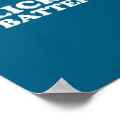 I Love Licking 9v Batteries Funny Quote  Poster (Ecke)