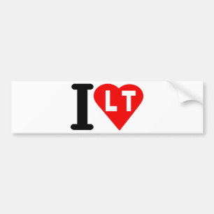 i_love_Lietuva.png Autoaufkleber
