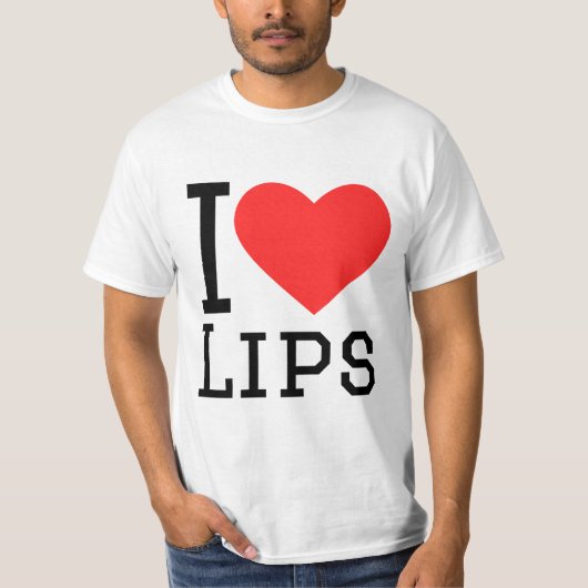 I love lips T-Shirt (Vorderseite)