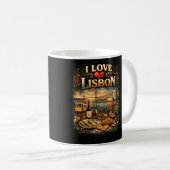 I Love Lisbon Kaffeetasse (VorderseiteRechts)