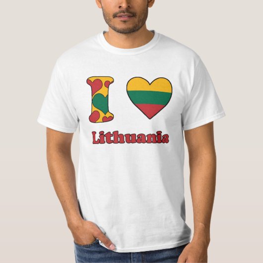 I love Lithuania T-Shirt (Vorderseite)