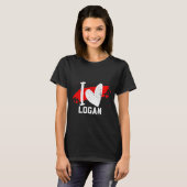 I Love Logan I Heart Logan  T-Shirt (Vorne ganz)