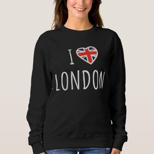 I Love London Sweatshirt (Vorderseite)