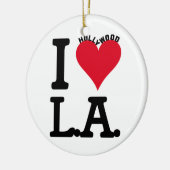 I LOVE LOS ANGELES KERAMIK ORNAMENT (Links)