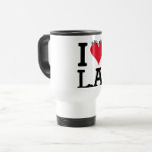 I LOVE LOS ANGELES REISEBECHER (Vorderseite Links)