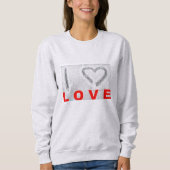I love LOVE - Sweatshirt (Vorderseite)