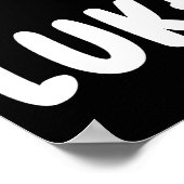 I Love Luke - Heart - Name Poster (Ecke)