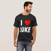 I Love Luke - Heart - Name  T-Shirt (Vorne ganz)