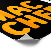 I Love Mac N' Cheese Funny Mac And Cheese Poster (Ecke)