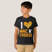 I Love Mac N' Cheese Funny Mac And Cheese T-Shirt (Vorne ganz)