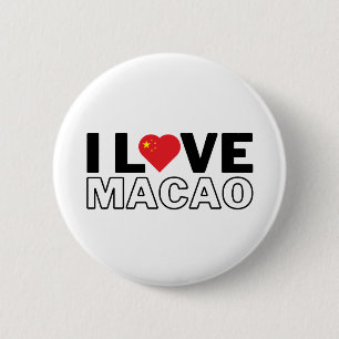 I LOVE MACAU - For real Macanese! Button