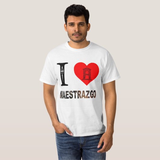 I LOVE MAESTRAZGO T-Shirt (Vorne ganz)
