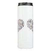 I Love Mahjong Thermal Tumbler Thermosbecher (Rückseite)