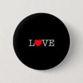 I Love Malachi Heart Family Name Malachi Groovy Button (Vorderseite)