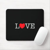 I Love Malachi Heart Family Name Malachi Groovy Mousepad (Mit Mouse)