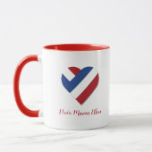 I Love Mama Ellen with Netherlands Heart Tasse (Links)