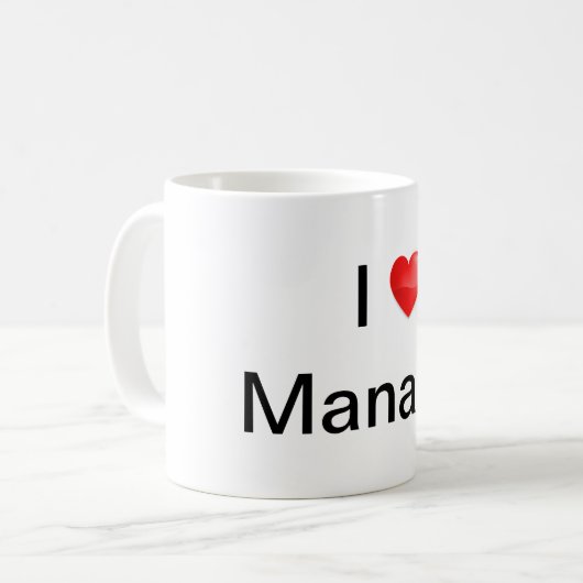 I love Manaus Kaffeetasse (Vorderseite Links)