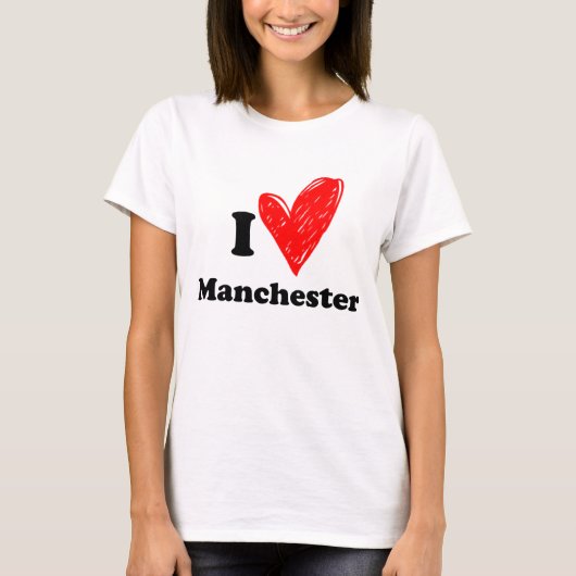 I love Manchester T-Shirt (Vorderseite)