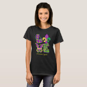 I Love Mardi Gras Fleur de Lis Teacher Squad Men W T-Shirt (Vorne ganz)
