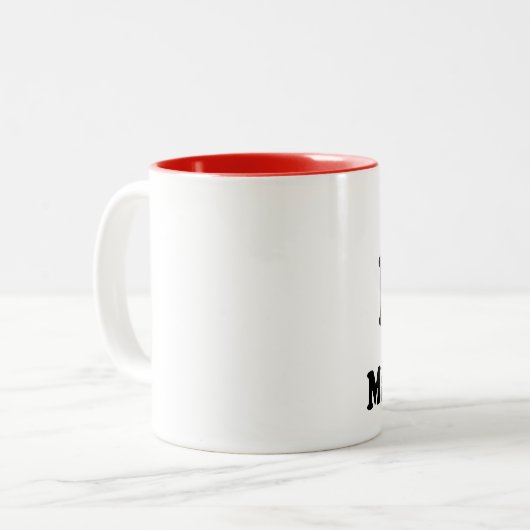 I love Marseille Zweifarbige Tasse (Vorderseite Links)