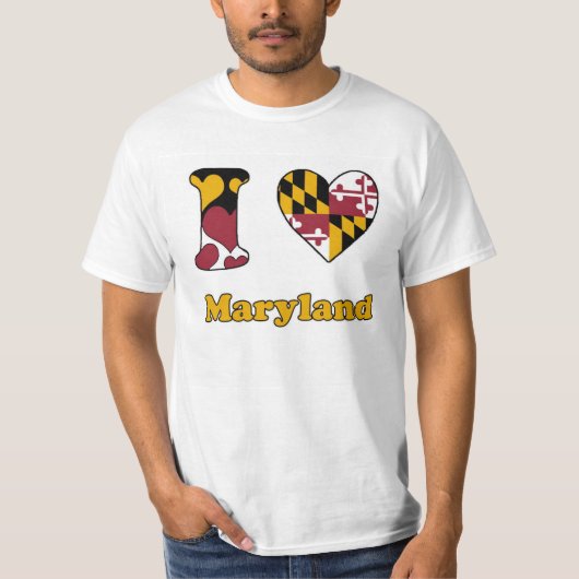 I love Maryland T-Shirt (Vorderseite)