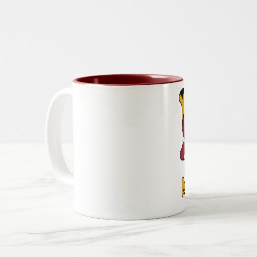 I love Maryland Zweifarbige Tasse (Vorderseite Links)