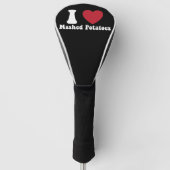 I Love Mashed Potatoes Thanksgiving Dinner Gift Golf Headcover (Vorderseite)