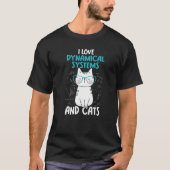 I Love Math and Cats   Dynamical Systems T-Shirt (Vorderseite)