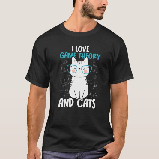 I Love Math and Cats   Game Theory  1 T-Shirt (Vorderseite)