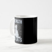 I Love Math And Cats Science Teacher Student Funny Kaffeetasse (Vorderseite Links)