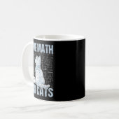 I Love Math And Cats Science Teacher Student Funny Kaffeetasse (Vorderseite Links)