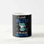 I Love Math It Makes People Cry Kaffeetasse (Mittel)