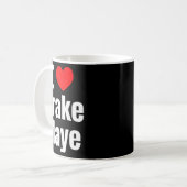I Love Maye Football Fan  Kaffeetasse (Vorderseite Links)